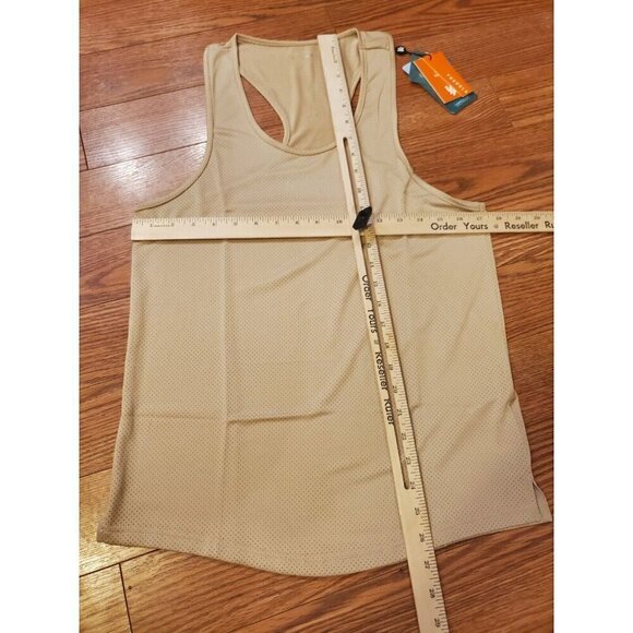 YoungLA Tank Men's Size Small Beige Performance Line Hydrocool Racerback NWT - Picture 7 of 9